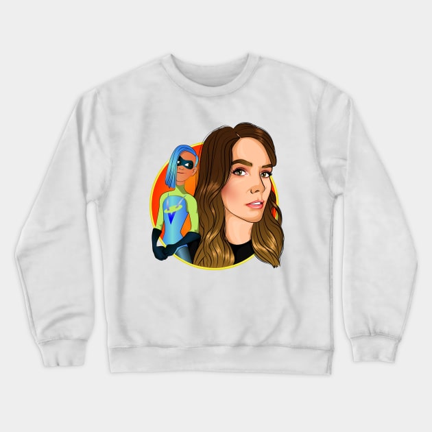 Incredible Sophia Crewneck Sweatshirt by annnadary